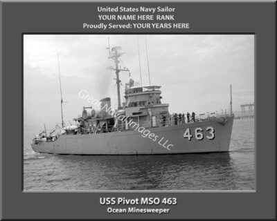 USS Pivot MSO 463 Personalized Photo