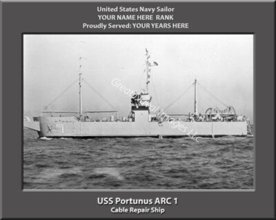 USS Portunus ARC 1 Personalized Photo