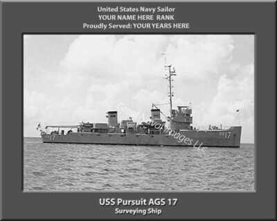 USS Pursuit AGS 17 Personalized Photo