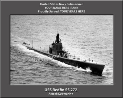 USS Redfin SS 272 Personalized Photo