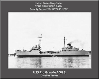 USS Rio Grande AOG 3 Personalized Photo