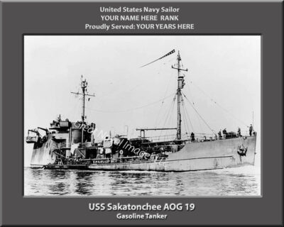 USS Sakatonchee AOG 19 Personalized Photo