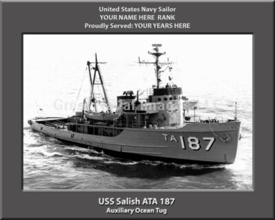 USS Salish ATA 187 Personalized Photo