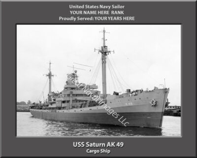 USS Saturn AK 49 Personalized Photo