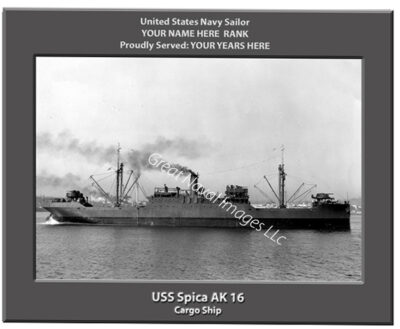USS Spica AK 16 Personalized Photo