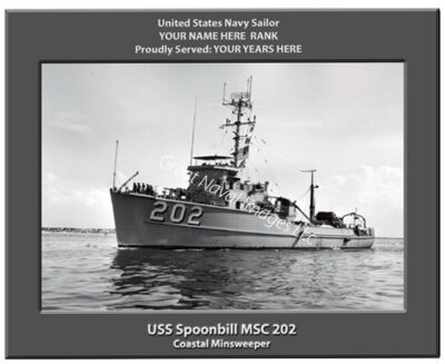 USS Spoonbill MSC 202 Personalized Photo