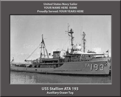 USS Stallion ATA 193 Personalized Photo