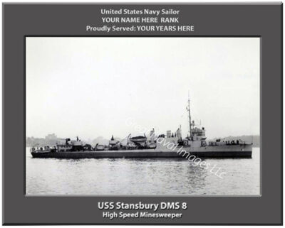 USS Stansbury DMS 8 Personalized Photo