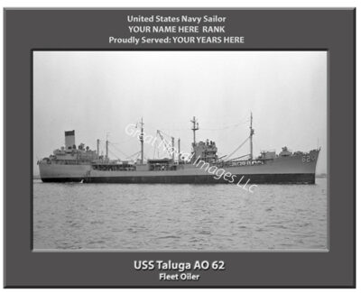USS Taluga AO 62 Personalized Photo