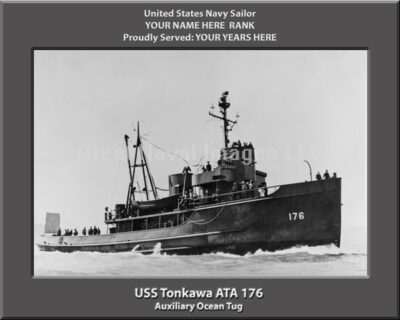 USS Tonkawa ATA 176 Personalized Photo