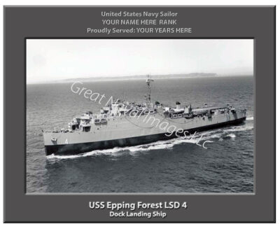 USS Epping Forest LSD 4 Navy Ship Photo