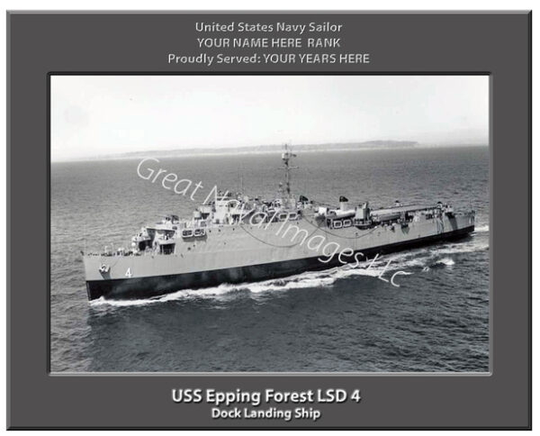 USS Epping Forest LSD 4 Navy Ship Photo