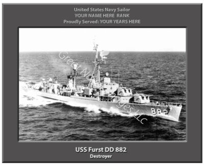 USS Furse DD 882 Navy Ship Photo
