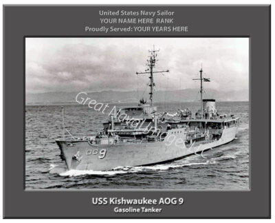 USS Kishwaukee AOG 9 Navy Ship Photo