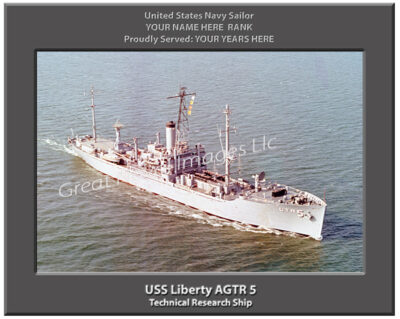 USS Liberty AGTR 5 Navy Ship Photo