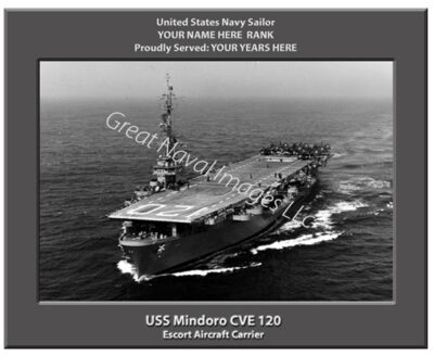 USS Mindoro CVE 120 Navy Ship Photo