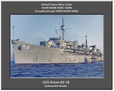 USS Orion AS 18 Navy Ship Photo