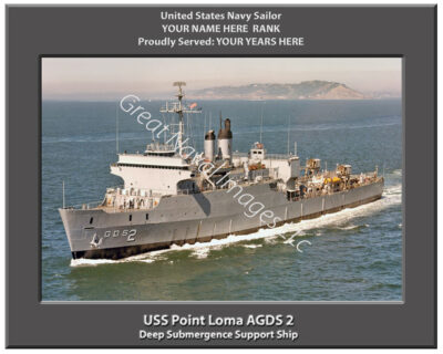 USS Point Loma AGDS 2 Navy Ship Photo