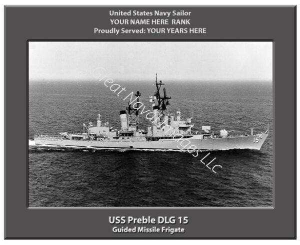 USS Preble DLG 15 Navy Ship Photo