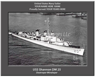 USS Shannon DM 25 Navy Ship Photo