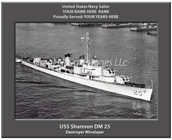 USS Shannon DM 25 Navy Ship Photo