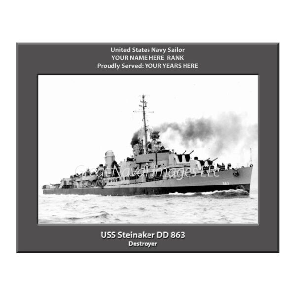 USS Steinaker DD 863 Navy Ship Photo