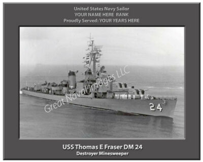 USS Thomas E Fraser DM 24 Navy Ship Photo