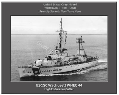 USCGC WACHUSETT WHEC 44 Personalized Cutter Photo