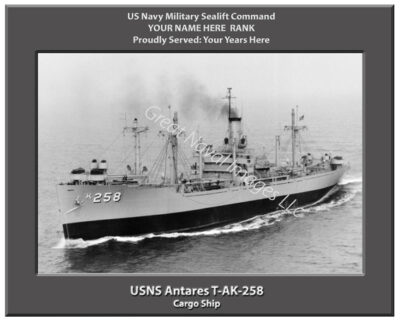 USNS Antares T-AK-258 Personalized Sealift Photo