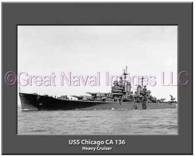 USS Chicago CA 136 Personalized Navy Ship Photo