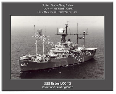 USS Estes LCC 12 Personalized Navy Ship Photo