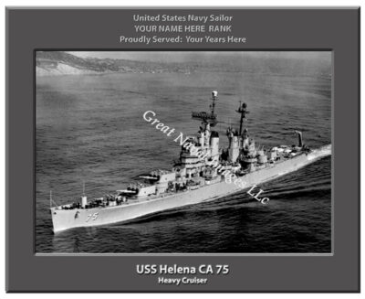 USS Helena CA 75 Personalized Navy Ship Photo