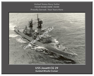 USS Jouett CG 29 Personalized Navy Ship Photo