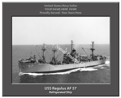 USS Regulus AF 57 Personalized Navy Ship Photo