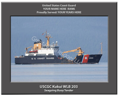 USCGC Kukui WLB 203 Personalized Coast Guard Cutter