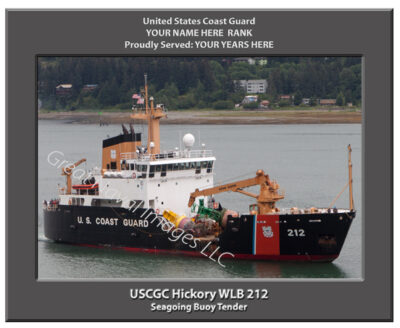 USCGC Hickory WLB 212 Personalized Coast Guard Cutter print
