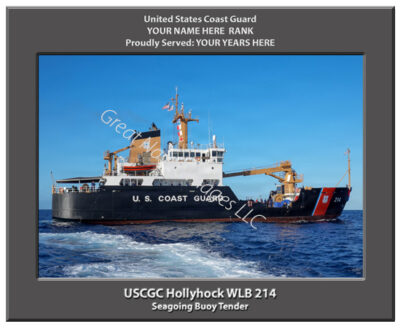 USCGC Hollyhock WLB 214 Personalized Coast Guard Cutter Photo