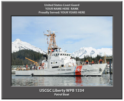 USCGC Liberty WPB 1334 Personalized Coast Guard Cutter Print