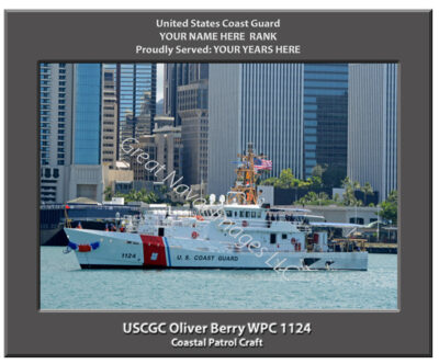 USCGC Oliver Berry WPC 1124 Personalized Coast Guard Photo