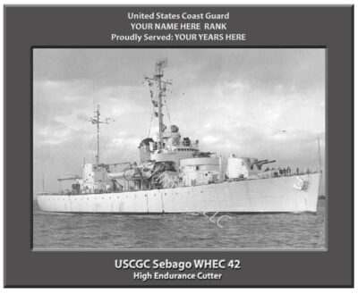 USCGC Sebago WHEC 42 Personalized Coast Guard Cutter Photo
