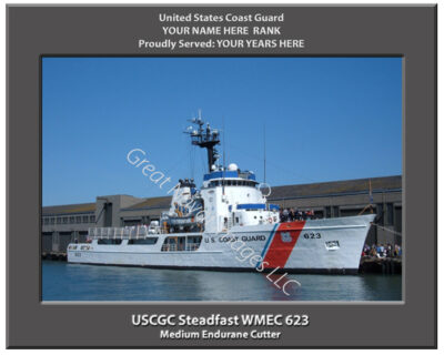 USCGC Steadfast WMEC 623 Personalized Coast Guard Photo