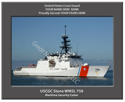 USCGC Stone WMSL 758 Personalized Coast Guard Photo