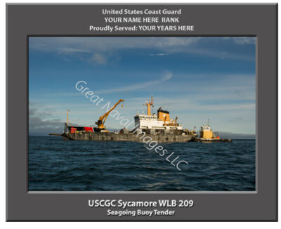 USCGC Sycamore WLB 209 Personalized Coast Guard Photo