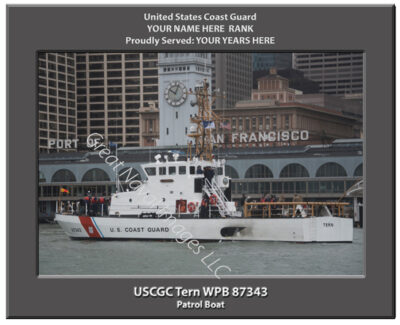 USCGC Tern WPB 87343 Personalized Coast Guard Photo