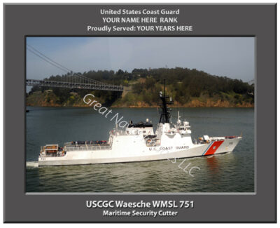 USCGC Waesche WMSL 751 Personalized Coast Guard Photo
