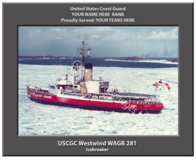 USCGC Westwind WAGB 281 Personalized Coast Guard Photo