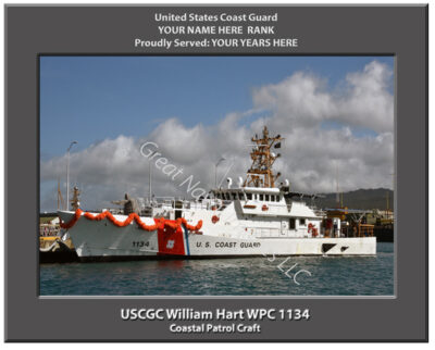 USCGC William Hart WPC 1134 Personalized Coast Guard Cutter Photo