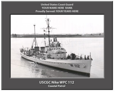 USCGC Nike WPC 112 Personalized Cutter Photo