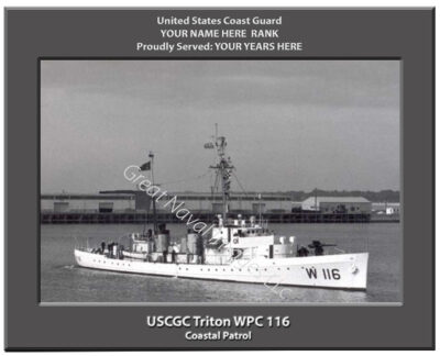 USCGC Triton WPC 116 Personalized Cutter Photo