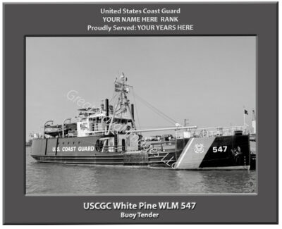 USCGC White Pine WLM 547 Personalized Cutter Photo